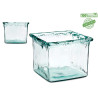 GLASS VASE INCA 22CM