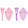 SET BROSSE SERVIETTE ASSORTI 2 COUL