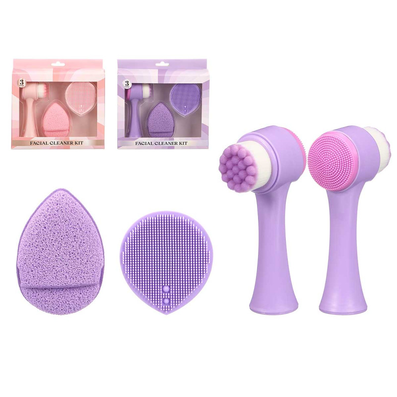 SET 3PZS EXFOLIANTE CARA SURT 2 COL