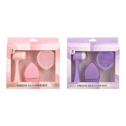 SET 3PCS FACIAL EXFOLIATING ASRT 2 COL