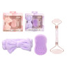 SET 3PCS FACIAL EXFOLIATING DOBLE ROLLER AST 2 COL
