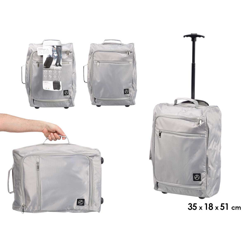 MOCHILA TROLLEY CABINE CINZENTA