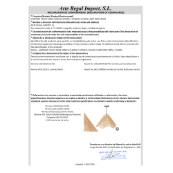 CONICAL CEILING LAMP ROPE 40CM