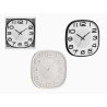 SQUARE CLOCK 30X30CM ASSORTED 2