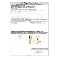 TABLE LAMP OFF-WHITE STRIPES