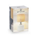 LAMPE DE TABLE BLANCHE RONDE