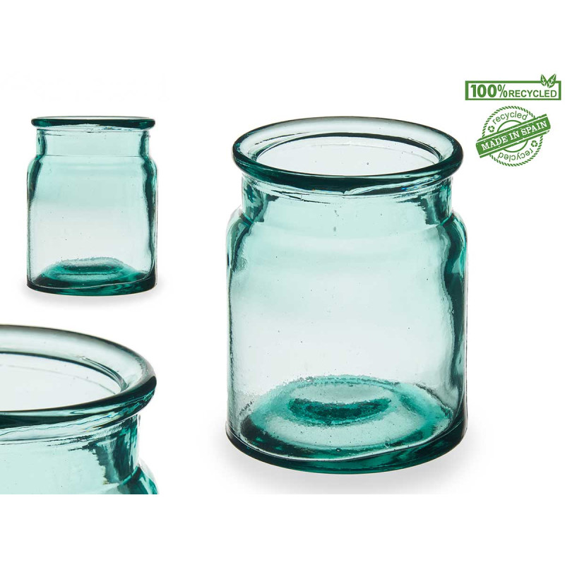 JARRON VIDRIO PUCHADES 14CM