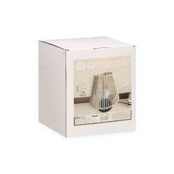 LAMPE DE TABLE PYRAMIDALE CORDE