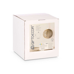 LAMPE DE PLAFOND SPHÉRE CORDE