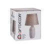 SET 3 BIG CERAMIC STRIPED PRINT LAMPS