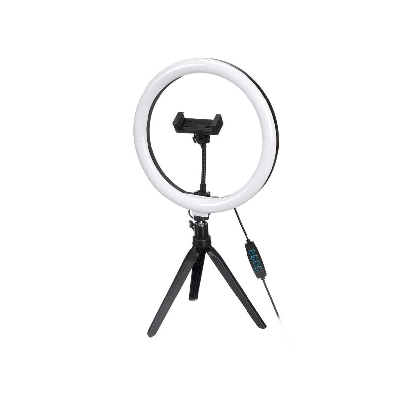 SELFIE RING LIGHT LOW TRIPOD