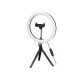 SELFIE RING LIGHT LOW TRIPOD