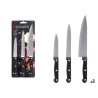 SET 3 COUTEAUX MANCHE NOIR