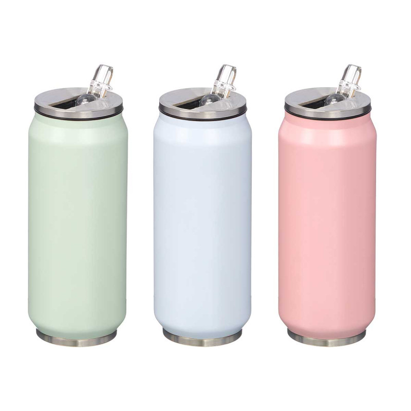 STAINLESS STEEL TUMBLER ASRT 3 COL 450ML