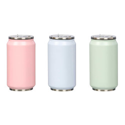 TERMO ACCIAIO INOX ASSORT 3 COL 280ML