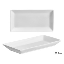 BANDEJA PORCELANA RETANGULAR 30,5CM