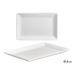 RECTANGULAR PORCELAIN TRAY 31CM