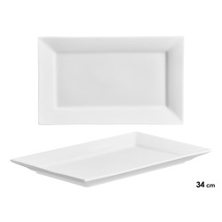 BANDEJA PORCELANA RETANGULAR 34CM