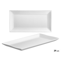 BANDEJA PORCELANA RETANGULAR 39CM