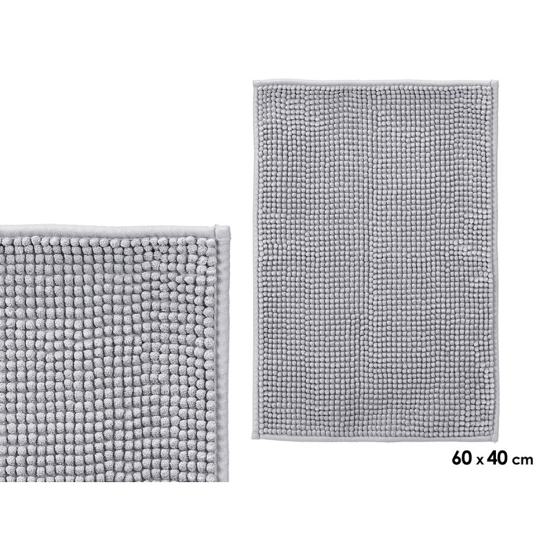 GREY BATH MAT 40X60CM