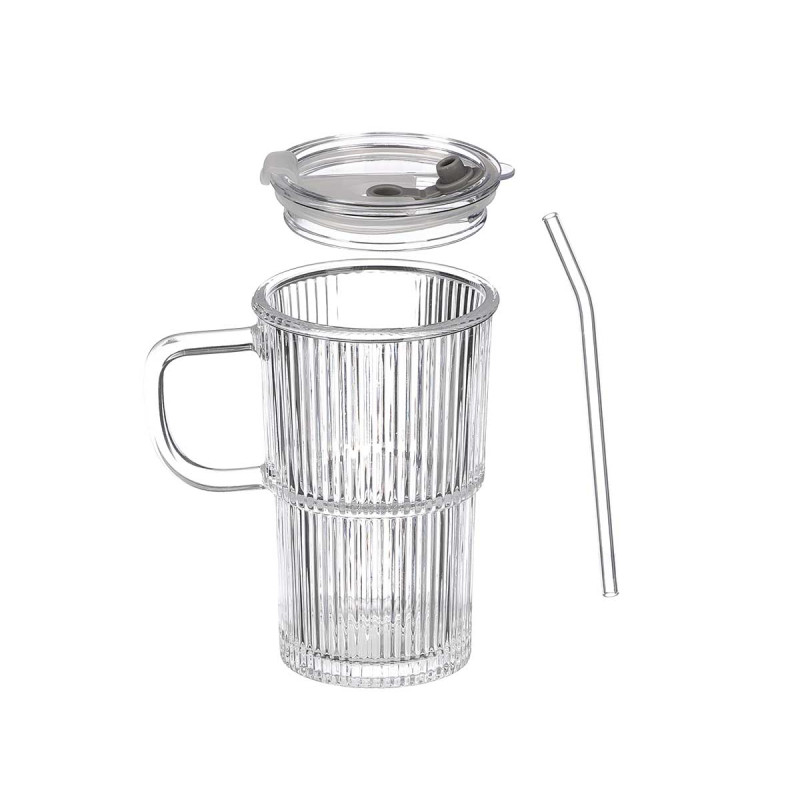 BICCHIERE MANICO, COPERCHIO CANNUCCIA 430ML