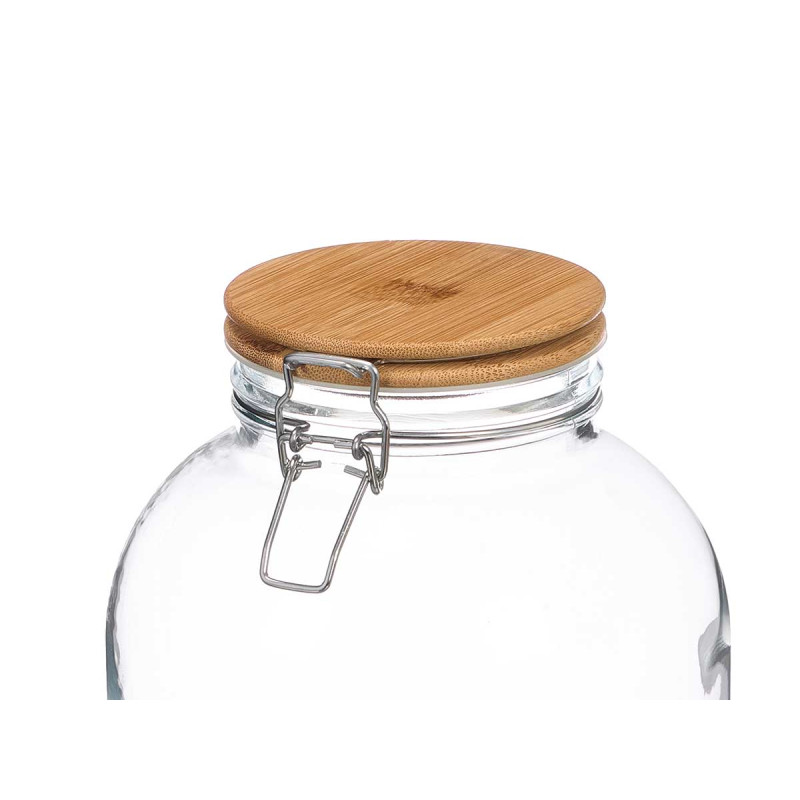 BARATTOLO ERMETICO COPERCHIO BAMBU 4L
