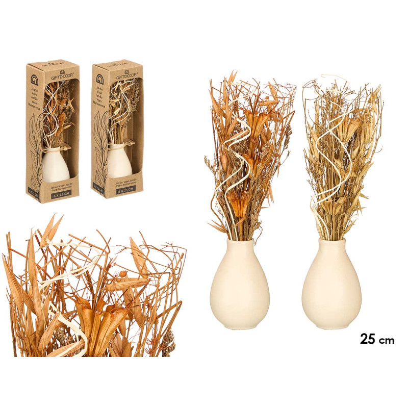 VASE BOULE PETIT ASSORTI 2 COUL