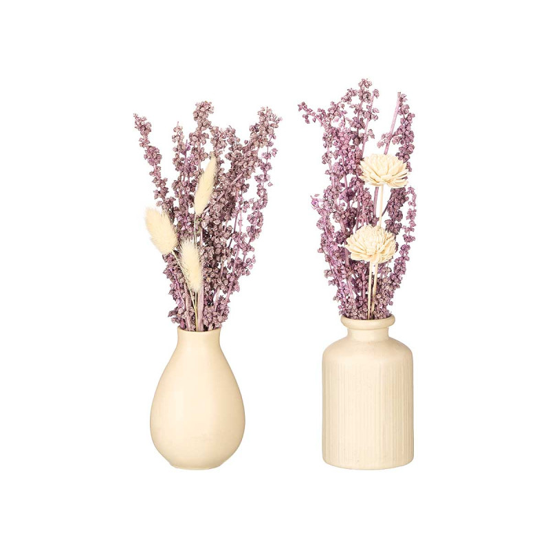 VASE HAUT PETIT LAVANDE ASSORTI 2 MODÈLES