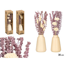 TALL LAVENDER VASE ASSORTED 2 DESIGNS