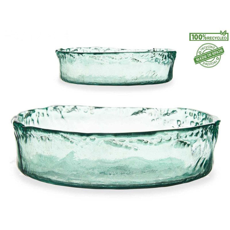 GLASS  CENTERPIECE PISA 30CM