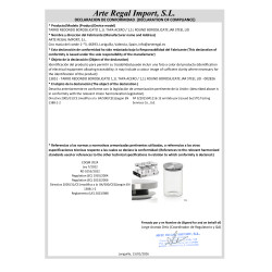 TARRO REDONDO BOROSILICATO 1,1L TAPA ACERO