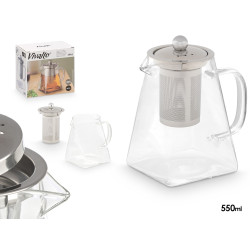 TETERA ASA FILTRO ACERO 550ML