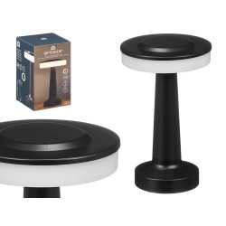 LAMPE TABLE TACTILE NOIRE