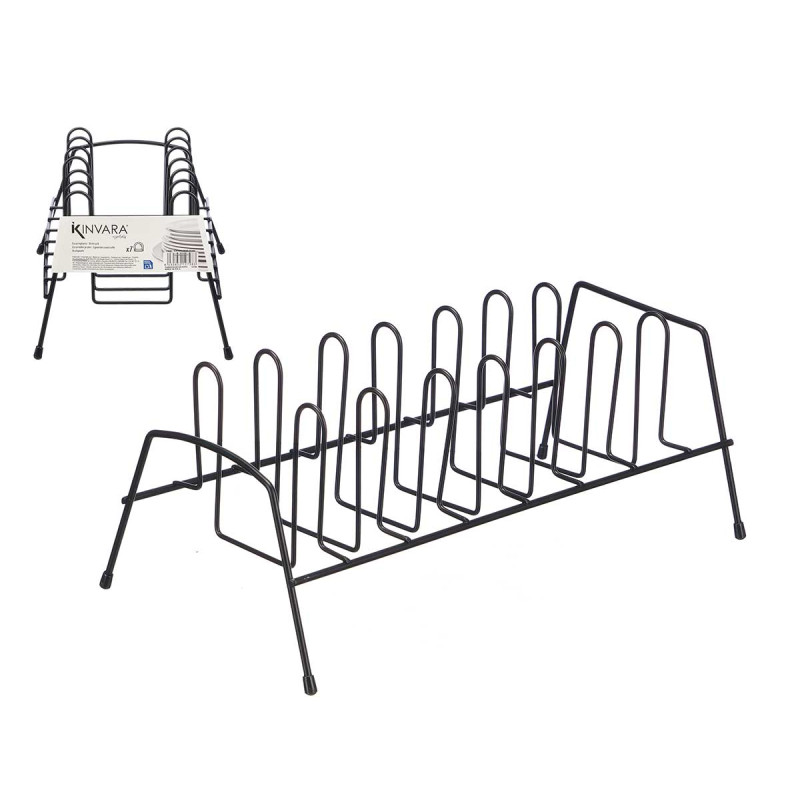 BLACK METAL DISH DRAINER