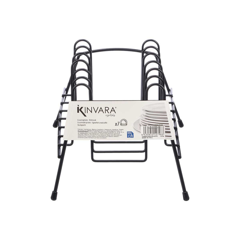 BLACK METAL DISH DRAINER