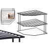 CORNER SHELF 2 SHELVES BLACK