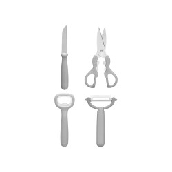 SET 5PZS UTENSILIO COCINA GRIS