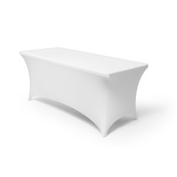 HOUSSE DE TABLE RÉGLABLE BLANCHE