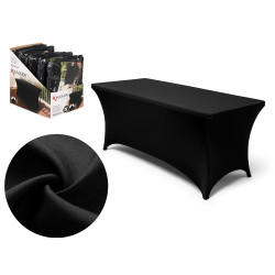 HOUSSE TABLE REGLABLE NOIRE