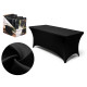 BLACK ADJUSTABLE TABLE COVER