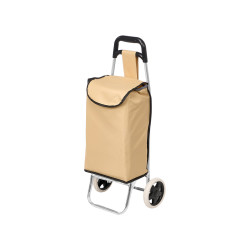 BROWN SHOPPING TROLLEY 24L