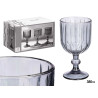 COPA VINO RAYAS 380ML HUMO