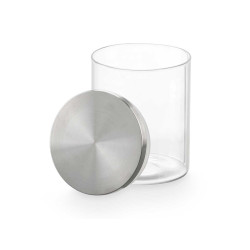 TARRO REDONDO BOROSILICATO 800ML TAPA ACERO