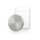 TARRO REDONDO BOROSILICATO 800ML TAPA ACERO