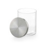 800ML ROUND BOROSILICATE JAR STEEL LID