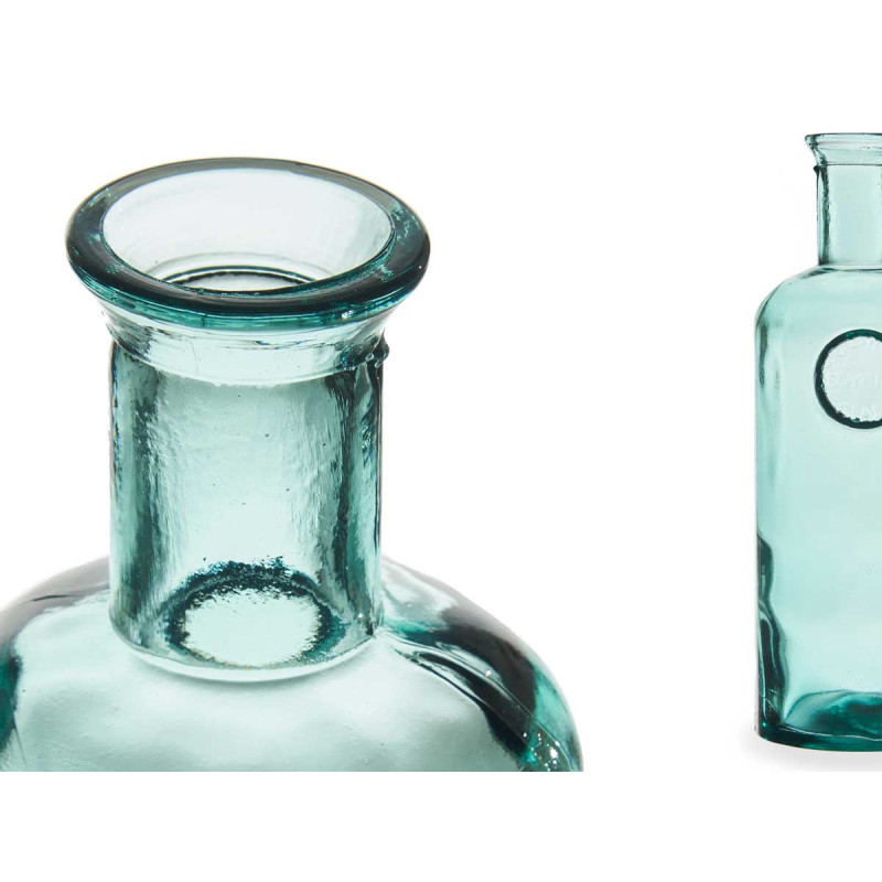 BOUTEILLE VERRE DÉCORATIVE STAMP 35CM MOYEN  2.5L
