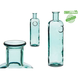 BOUTEILLE VERRE DÉCORATIVE STAMP 45CM GRAND