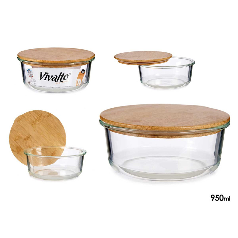 CAISSE CUISIN BORSILICAT HRMTIQ COUVRCL BAMB 950ML