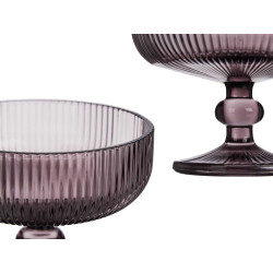 COUPE À GLACE 310ML ROSE RAYURES