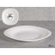 PRATO DE SOBREMESA QUADRADO EM OPAL 22CM